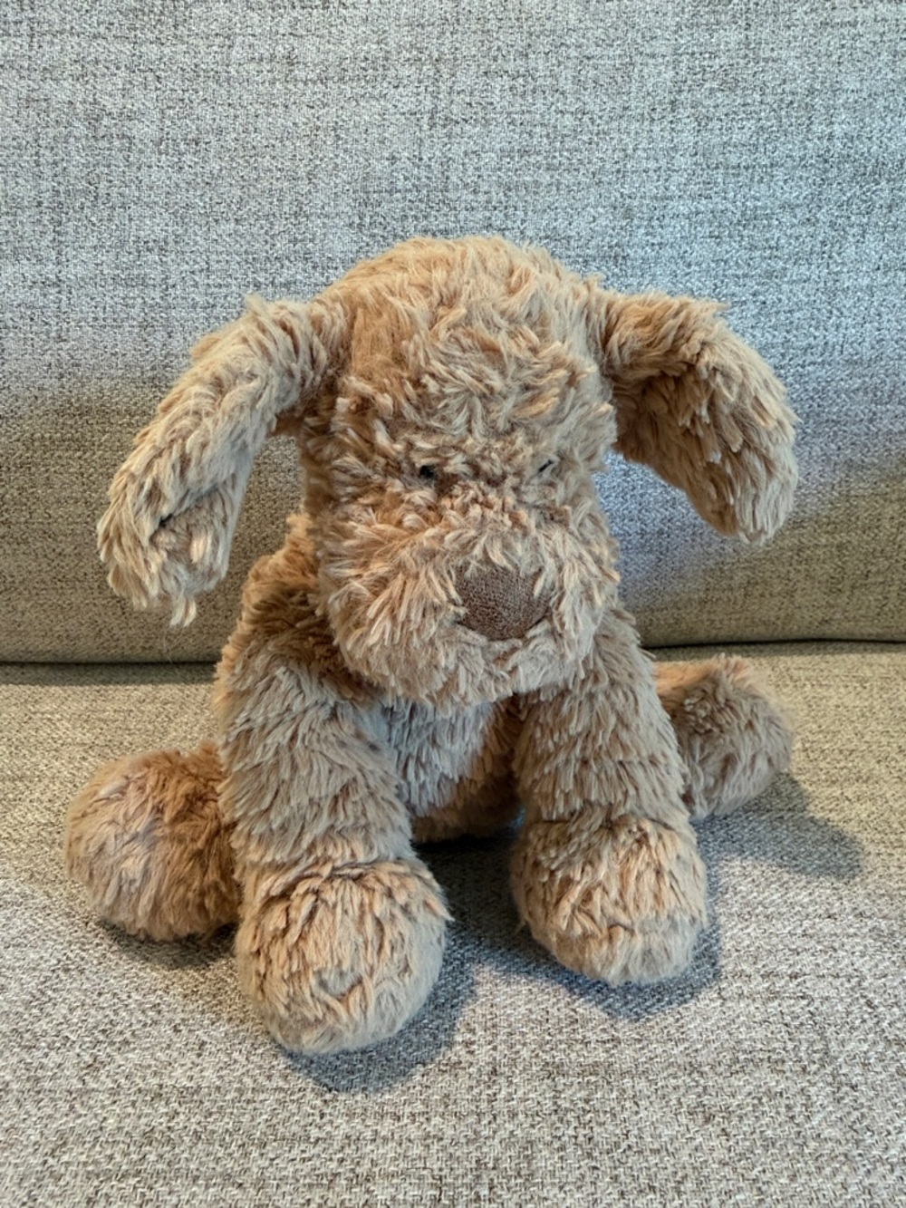 Jellycat Fuddlewuddle Puppy 8” light brown Plush Dog